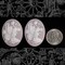 Lavender and White Fairy Cameos 30mm x 40mm Cameos - Set of Two - XXX - CAM80